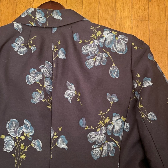 NWT J. Crew Collection wool/silk floral jacquard Parke blazer - Picture 6 of 8
